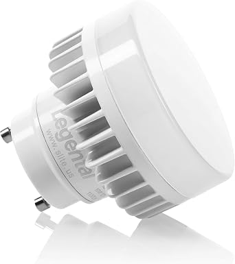 2.48" GU24 LED Mini Puck Light Bulb 2 Prong, 10W 1000LM 2700K Soft White | 2 Pin GU24 Led Squat Light Bulb 120-277V, Low Profile Design, 18W CFL Replacement, UL Wet Listed, Non-Dimming