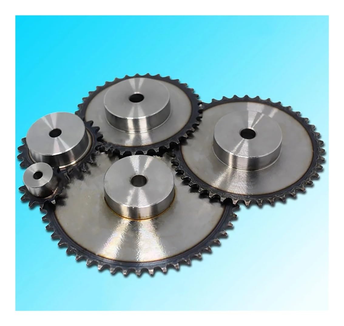 1 Pz 40-80 Dente Foro Processo 25 H 04C Precisione 2 Punti Pignone Catena Ingranaggio 45# Acciaio Trasmissione Industriale pignone(70 Teeth(Bore 12mm)