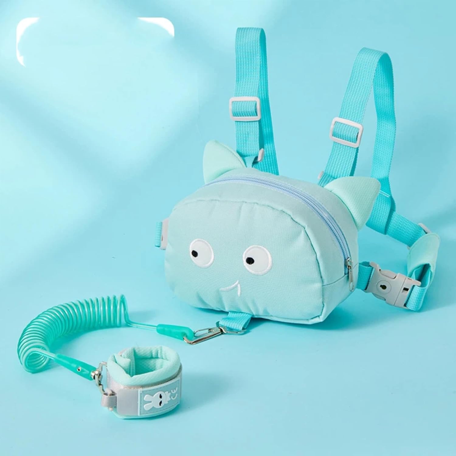 Safety Rope for Children Getting Lost, Adjustable Wristband with 360 ° Swivel Joint, Comfortable Waterproof Design, Parent-Child Anti Lost Device in Crowded Places