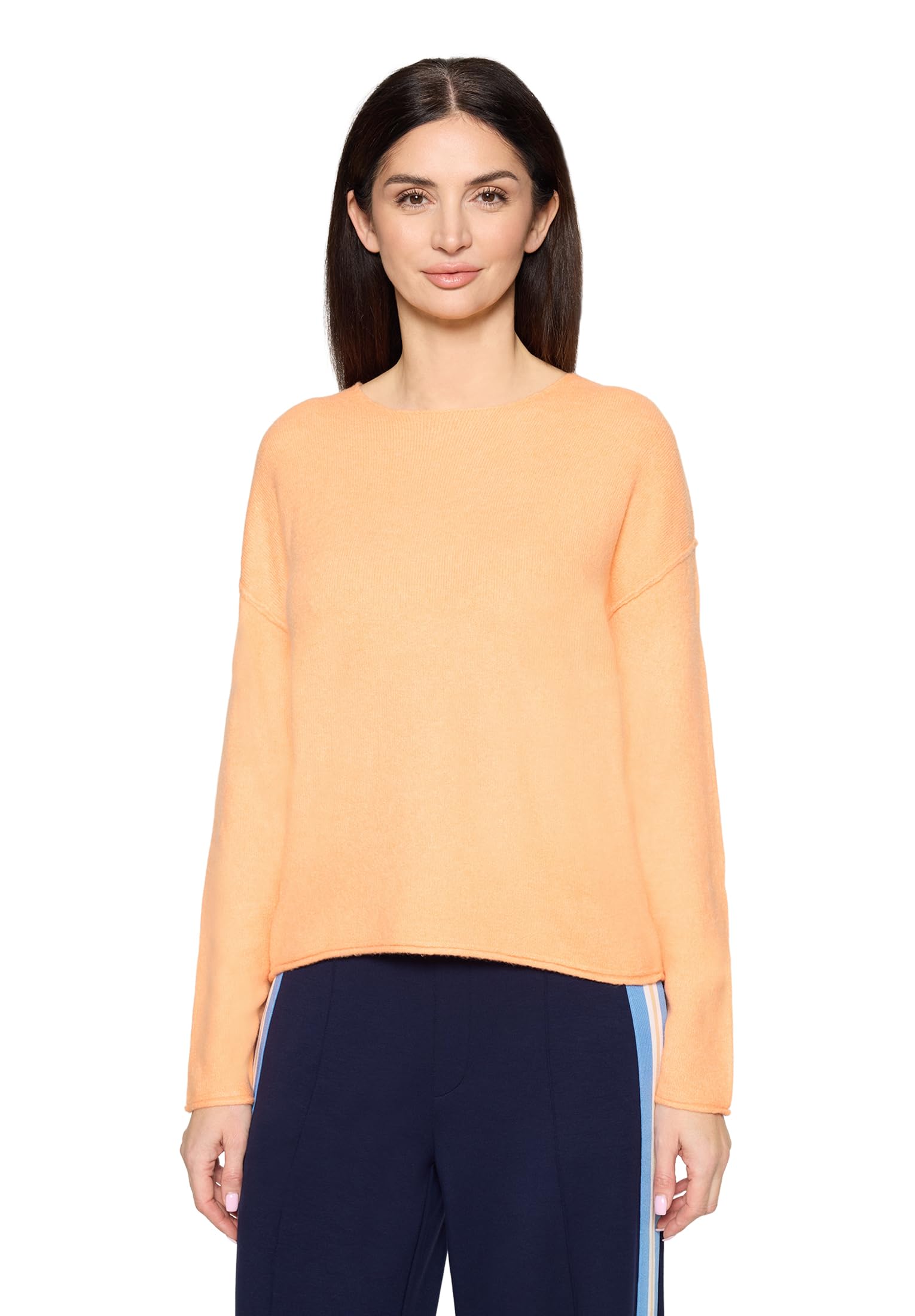 Cartoon Damen Strickpullover mit Rundhalsausschnitt