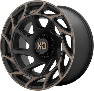 XD Wheels XD86021080618N Xd860 Onslaught 20X10 8X6.5 S-BLK BRZTCC -18MM