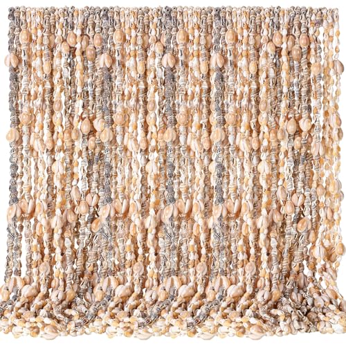 Hawaii Shell Luau Leis Bulk Sea Shell Leis Natural Tahitian White Nassa Necklace Summer Beach Party Apparel Jewelry Accessories for Women Men Hawaiian