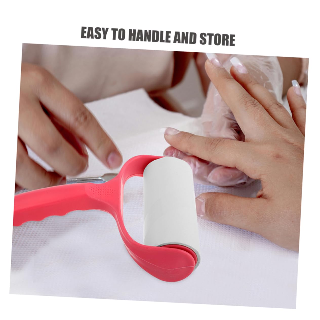 3pcs Nail Cleaning Tool Gel Nail Polish Stamping Cleaner Art Accessories for Dust Removal and Stamper Maintenance Compatible Various Tools