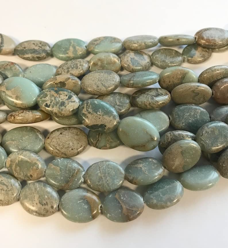 Opale bleue africaine perles lisses de qualité pour joaillerie LKBEADS