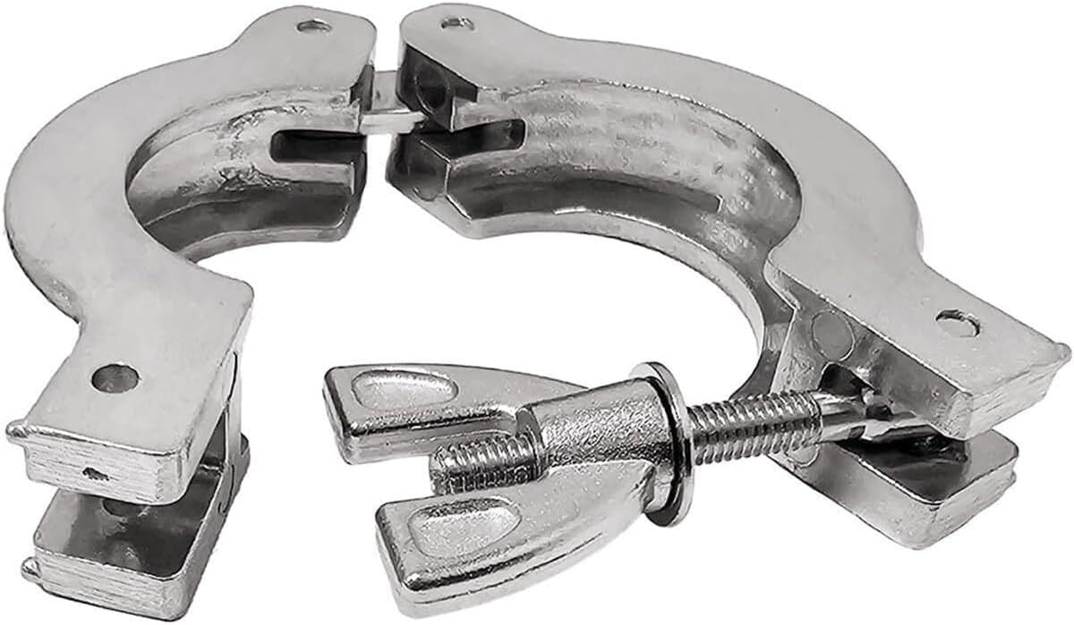 304 Stainless Steel Flange Quick Clamping Hinges - KF Vacuum Hose Clamp Joint, Nut Flange Quick Clamp(KF50)
