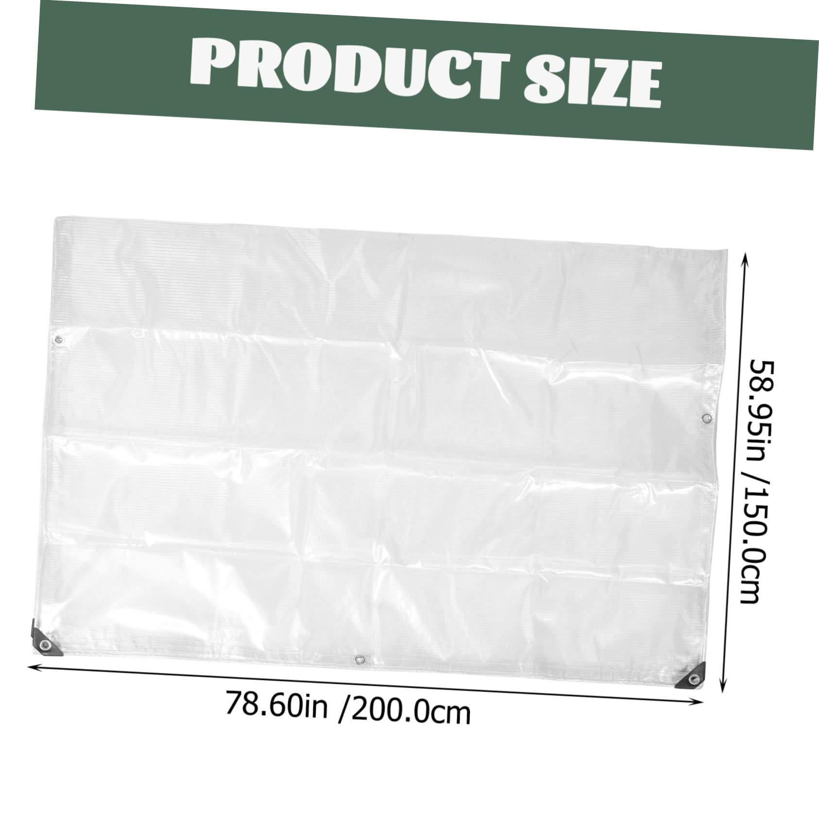 HOLIDYOYO Camping Tarp Portable Outdoor Tent Ground Cover for Beaches Picnics Hiking and Family Trips Lightweight with Convenient Strap Design