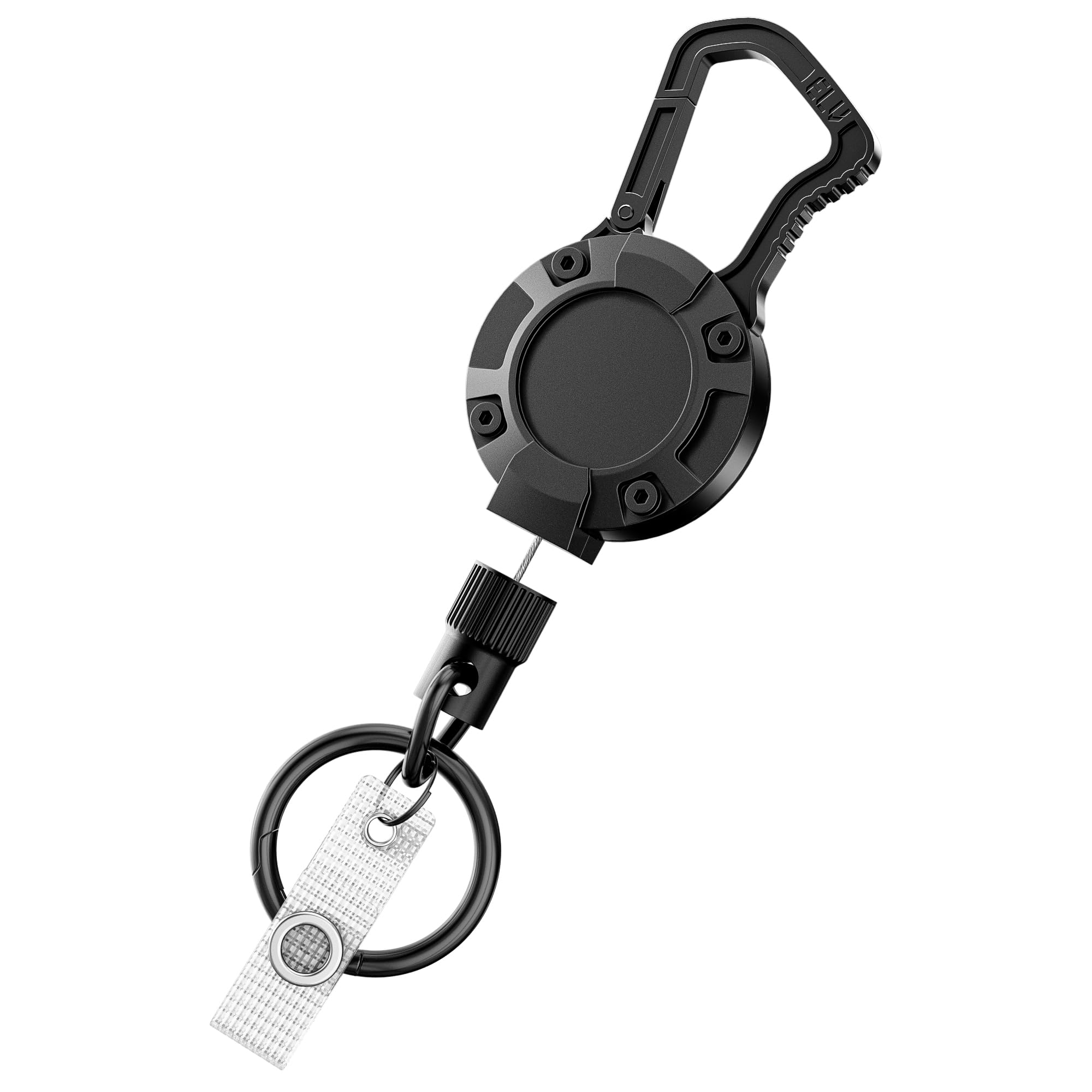 Amazon.com: ELV Retractable ID Badge Holder: Heavy Duty Metal