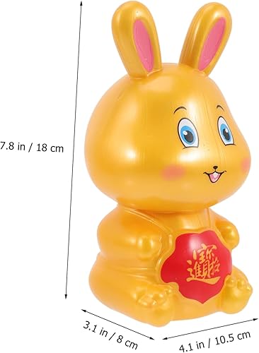 Miniatura 8 de ibasenice 2pcs Spring Festival Supplies Rabbit Ceramic Piggy Bank Bunny Money Kids Money Jar Banks Piggy Bank for Girls Tablescape Decor Bunny Piggy