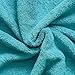 100% Cotton Oversized 40x80 Bath Sheet, Turkish Bath Towels for Bathroom Extra Large, Aqua Blue Bath Sheet