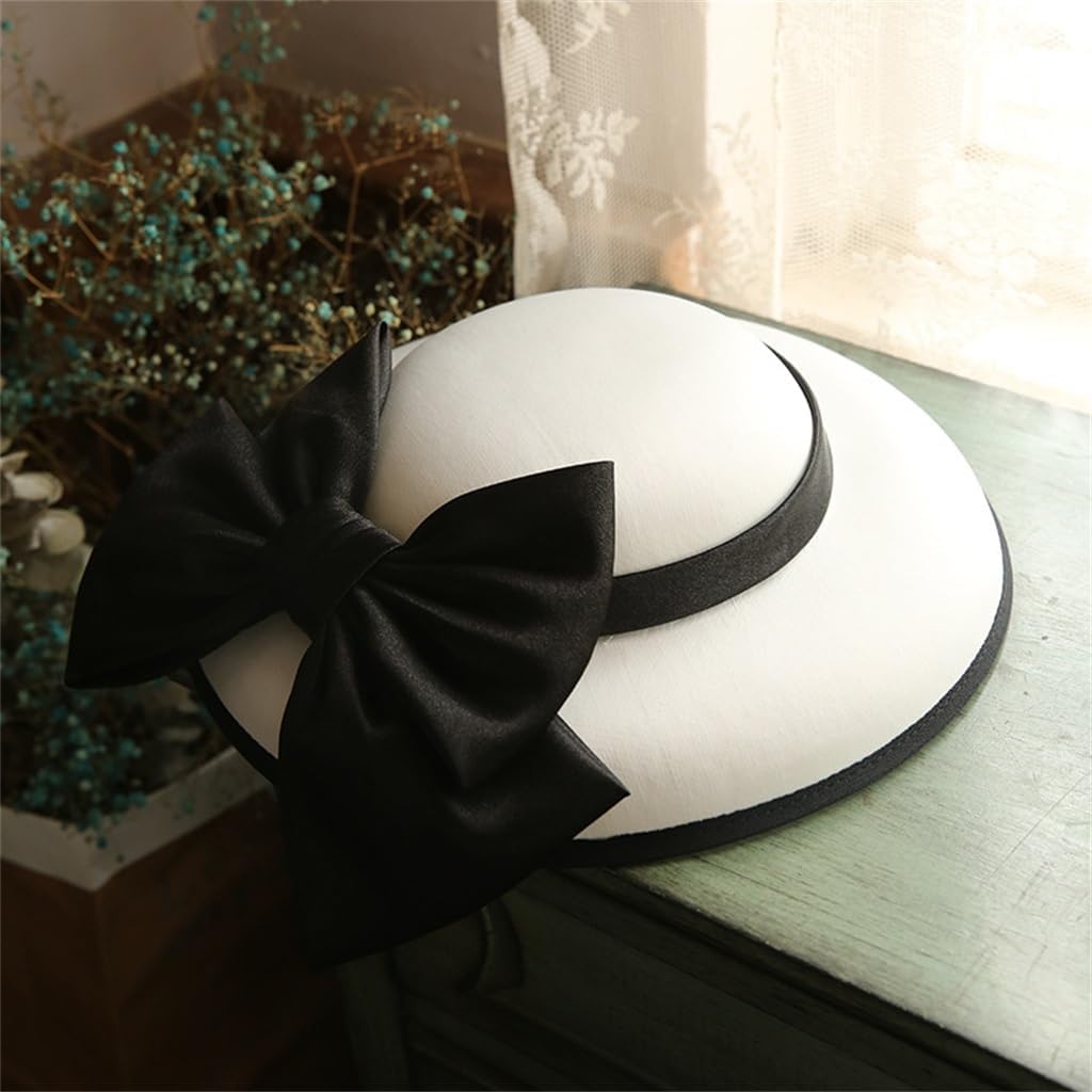Dinner Little Hat Female Black Bow French