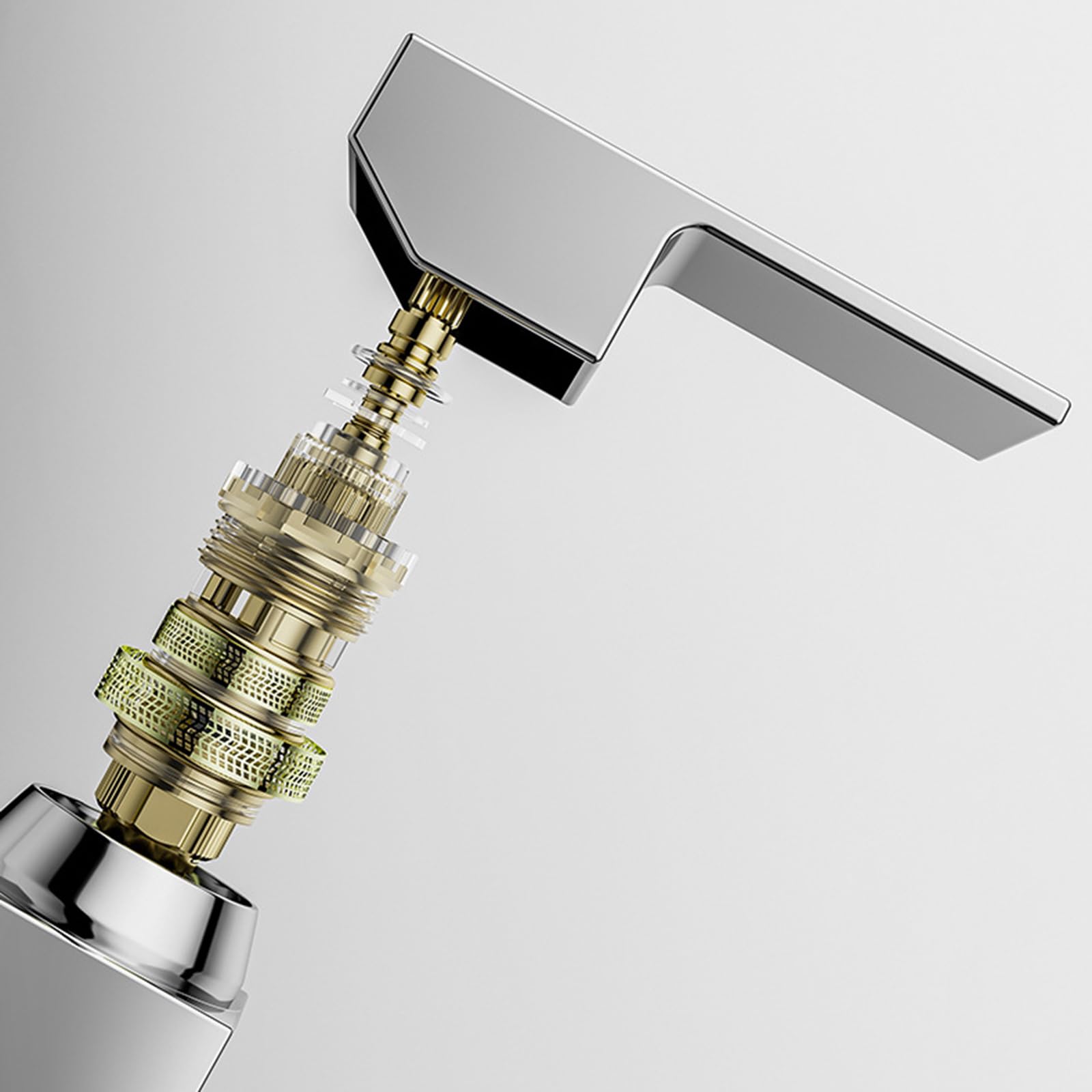 Rubinetto A Cascata Per Lavabo A Muro Rubinetto Bagno Lavabo E Bidet Miscelatore Lavabo Bagno Tutto In Rame Acqua Miscelata Calda E Fredda Installazione A 2 Fori,cromo
