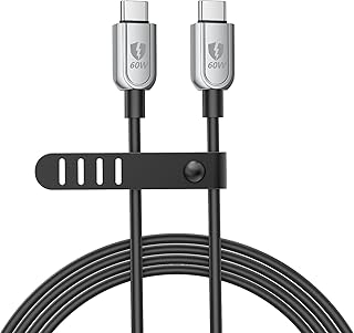 NTONPOWER USB C to USB C Cable, 60W 6.6ft Type C to Type C Cable, Fast Charger Type C Cable for MacBook Pro/air, iPad Pro 2022, iPad Air 4, iPad Mini 6, Galaxy S22, Pixel, Switch