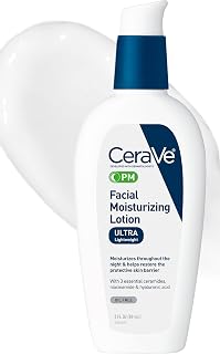 CeraVe Oil-Free PM Facial Moisturizing Lotion for Dry Skin