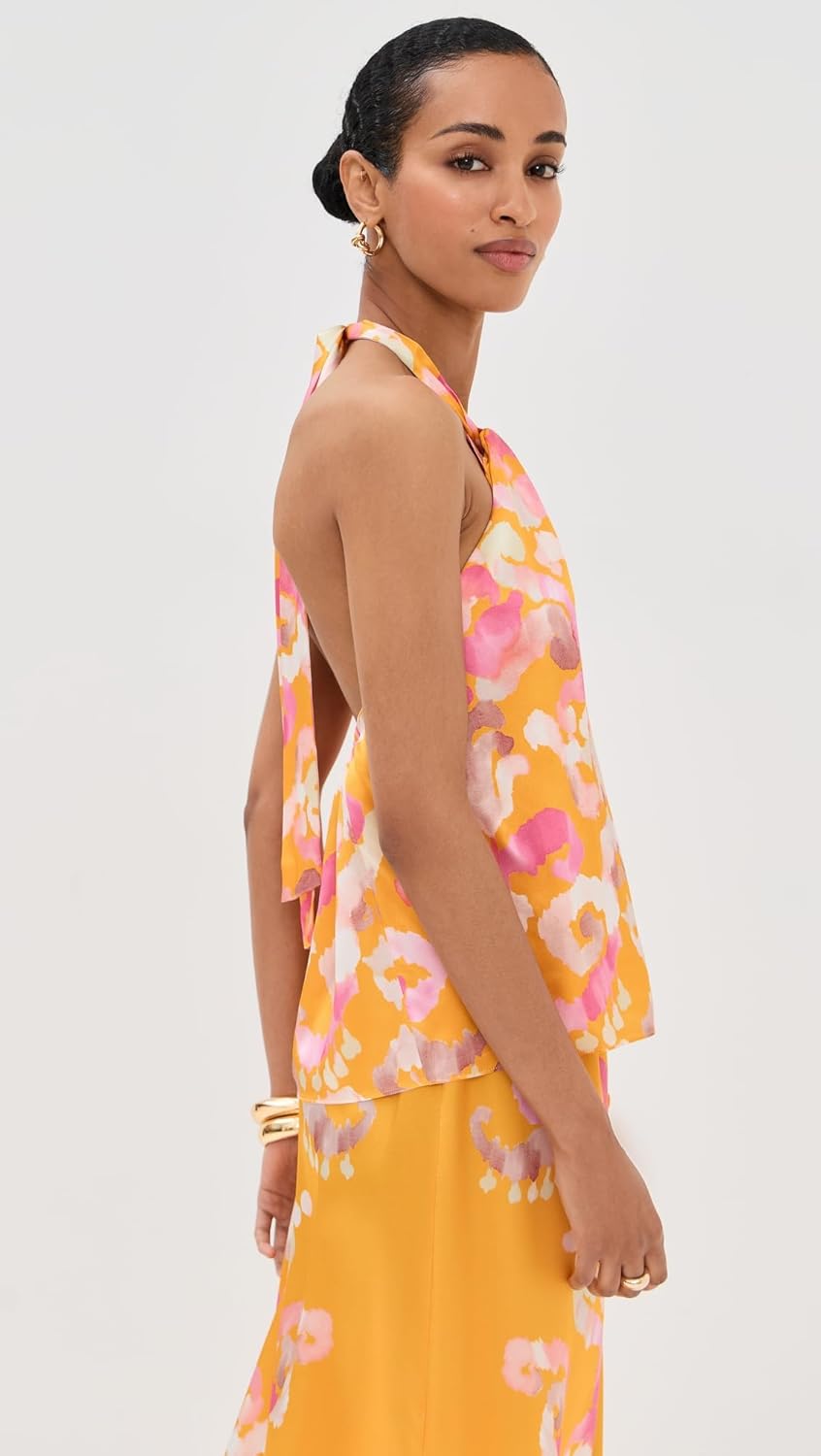 Florentine Top - Aquarelle Ikat Marigold / XXL - Image 5