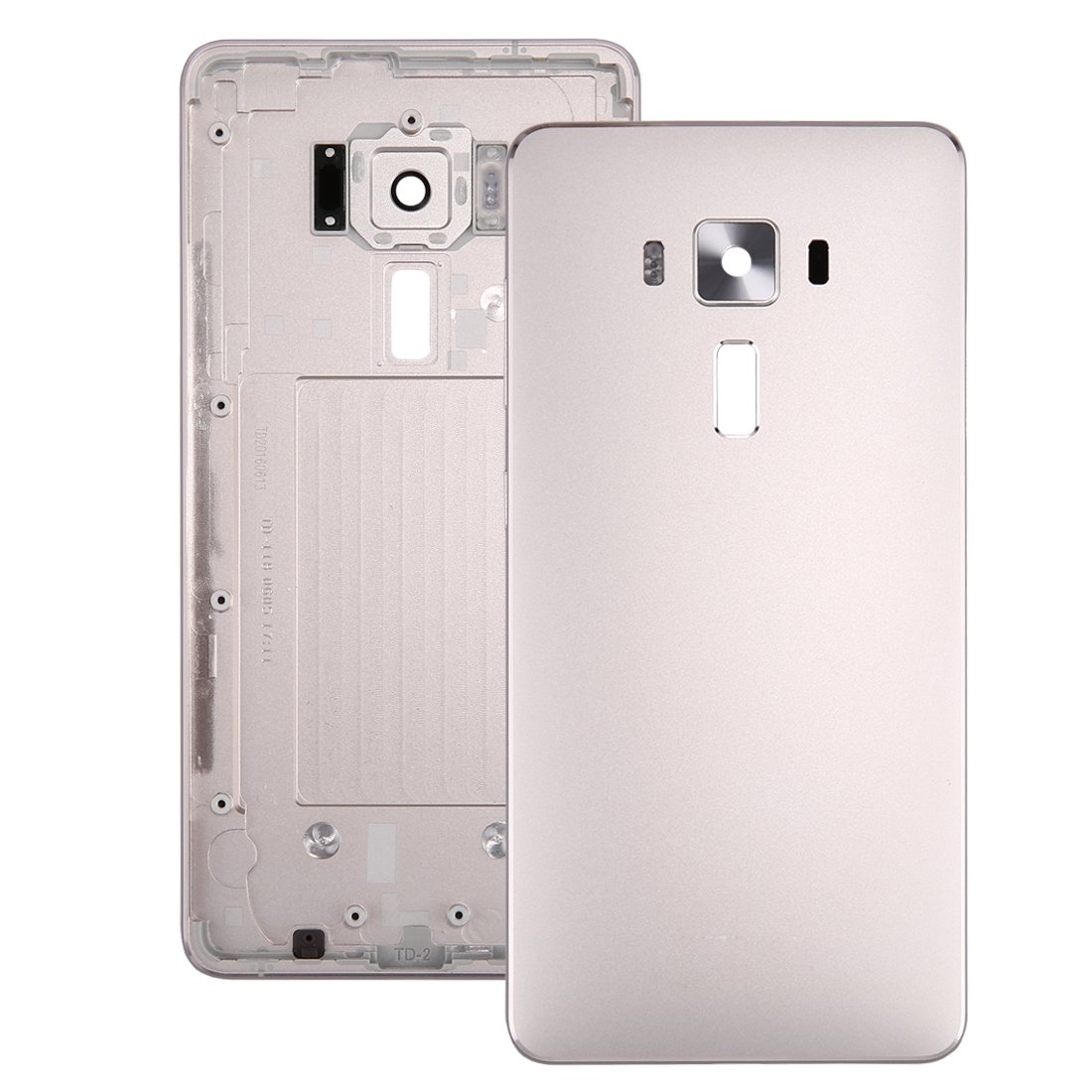 Cellphone Replacement Parts iPartsBuy for Asus Zenfone 3 Deluxe / ZS570KL Aluminium Alloy Back Battery Cover (Size : Sp3811sl)