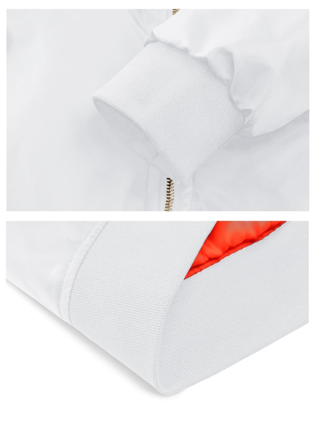 TACVASEN Uomo Giubbotto bomber Jacket Autunnale Calda Sportiva Tempo Libero Casual