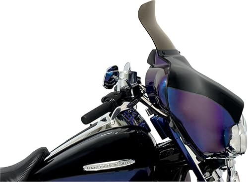 Memphis Shades MEP8591 Parabrisas de humo (repuesto de la alerilla de 9 ") para carenados OEM Escudo Flh Spoiler