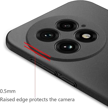 Bastmei for Oneplus 13 Case 5G,Extremely Light Ultra-Light Super Slim Camera Protection Hard PC Cover Case for Oneplus 13 5G (Gravel Black)