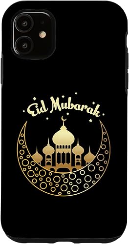 Funda para iPhone 11 Ramadán Eid Mubarak, Crescent-Moon árabe