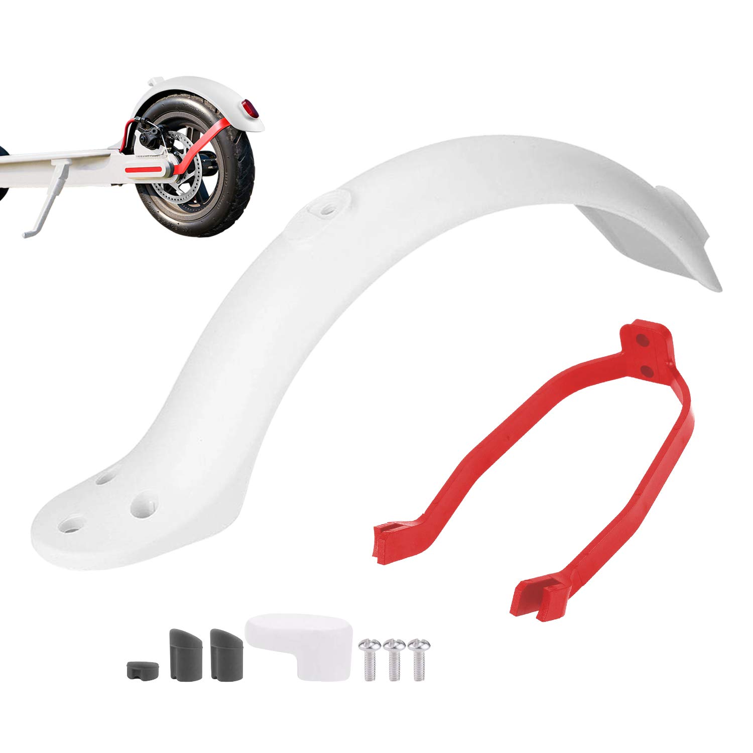 Parafango posteriore per scooter elettrico, compatibile con