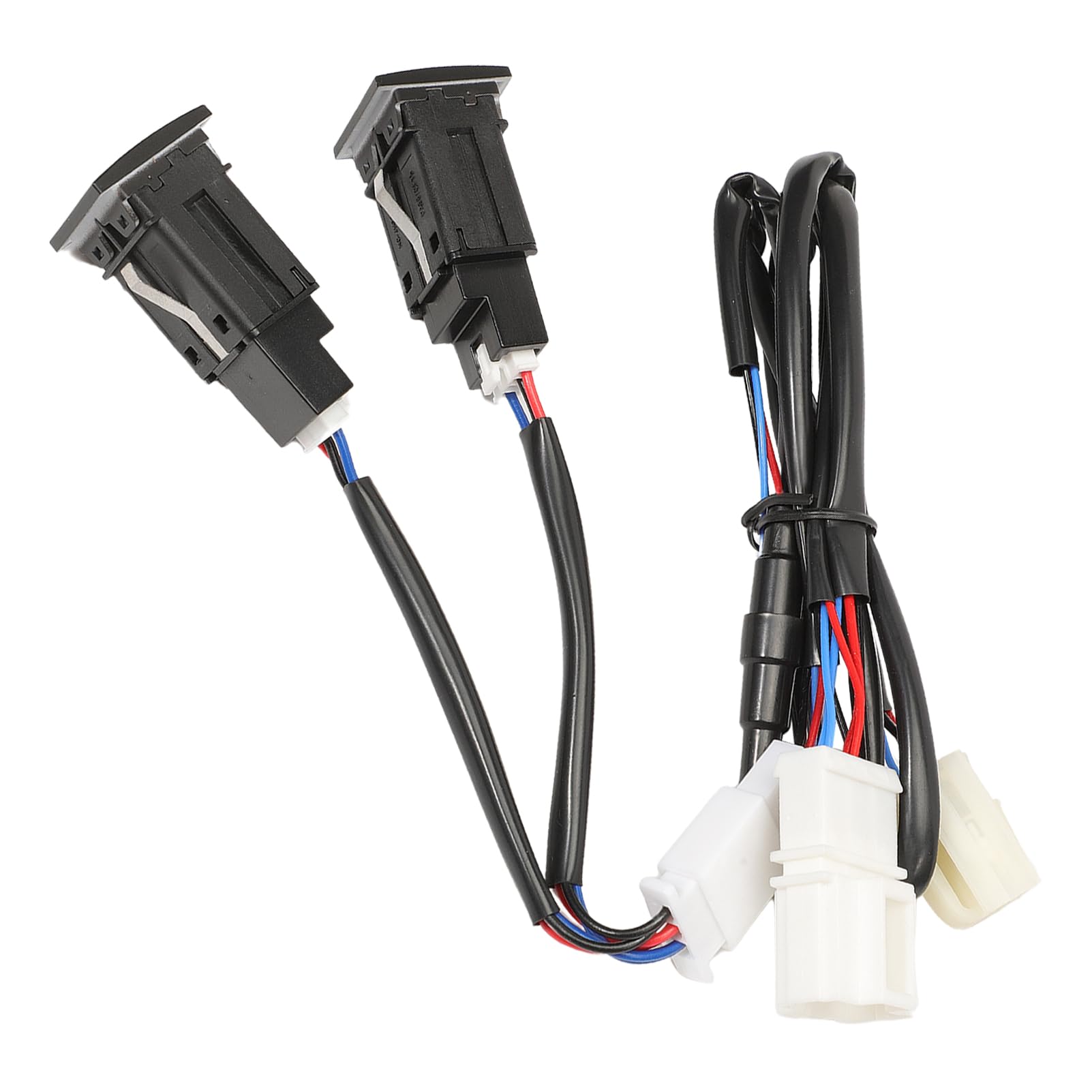 Dual USB Adapter Ladesteckdose Schnellladegerät für Golf GTI R-Line MK5 MK6 J-t-a MK4 S-c-o EOS Kabellänge 92 cm