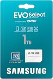 Samsung Carte mémoire microSDXC, Evo Select MB-ME1T0SA/EU, 1 To, vitesse de lecture 160 Mo/s¹, fournie avec adaptateur SD - 9