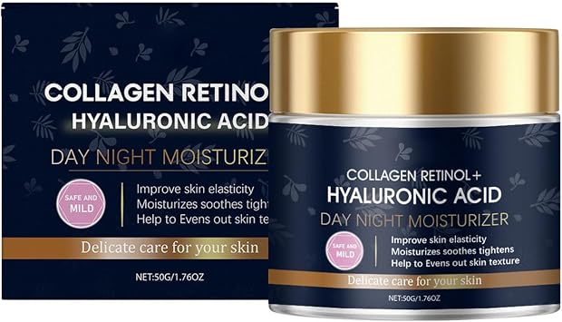 Collagen Face Moisturizer, Age, Plant Cell, Tightening, Moisturizing, Gentle Skin Care, 1 Piece, Glow June Issue, Men Mud