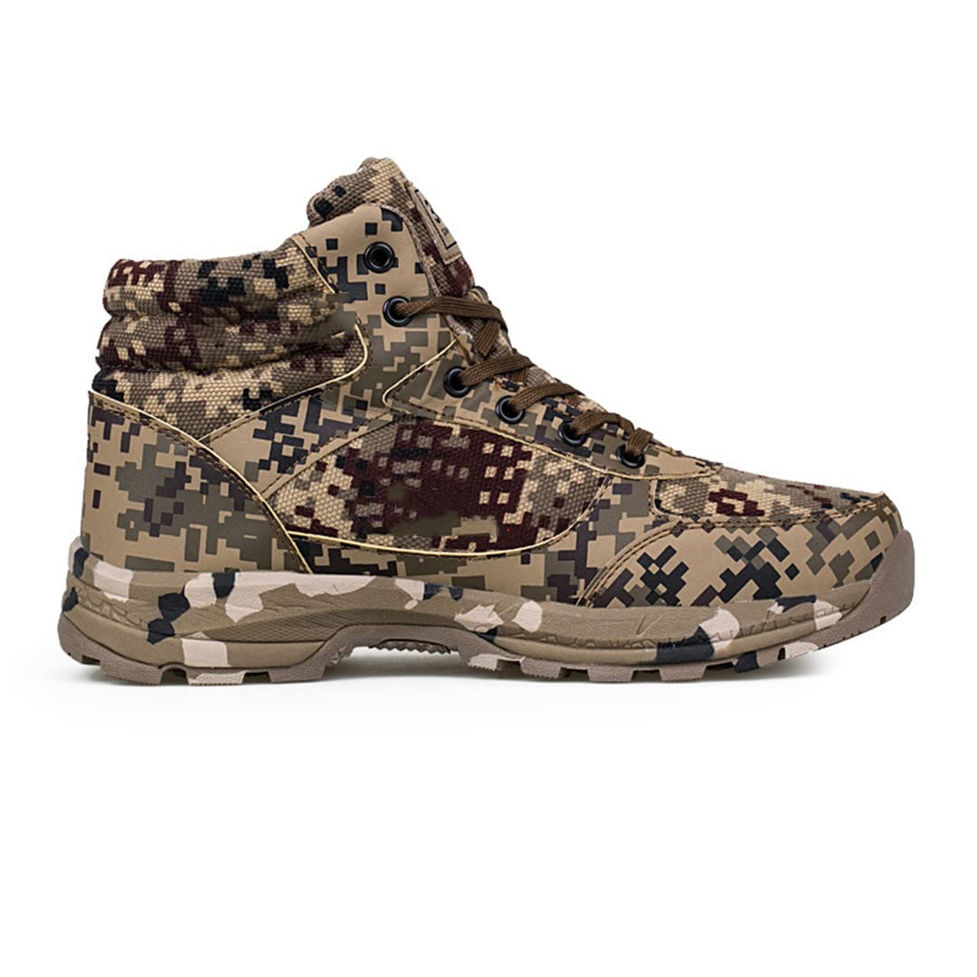 Hombres Invierno Camuflaje Pesca Zapatos Más Terciopelo Espesado Ejército Algodón Zapatos Deportes Pesca Zapatos Senderismo