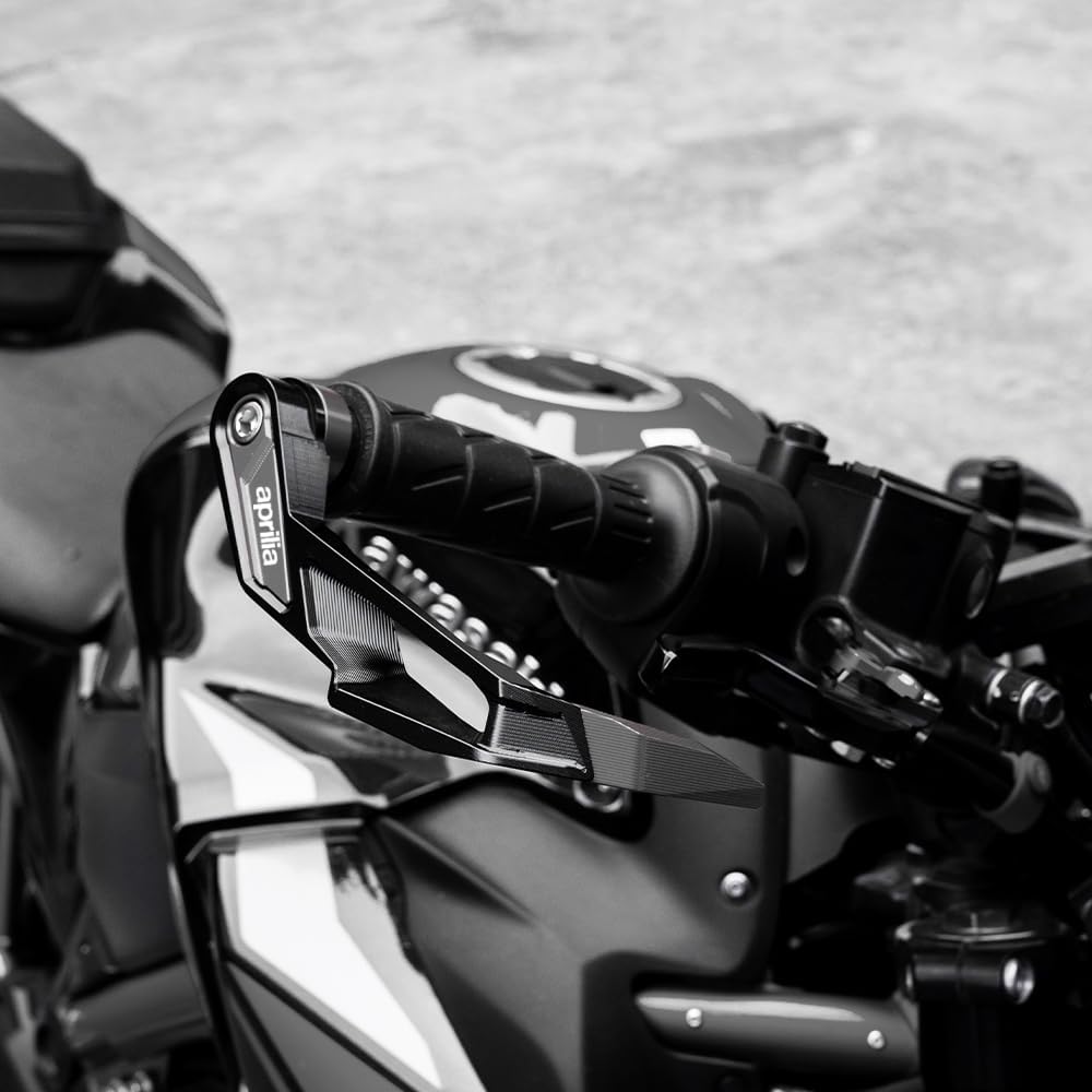 Motorcycle Handguards Compatible with Aprilia RS660 RS 660 RS457 Tuono 660 457 RSV4 Factory Aluminum Brake Clutch Lever Guards Protector (Black)