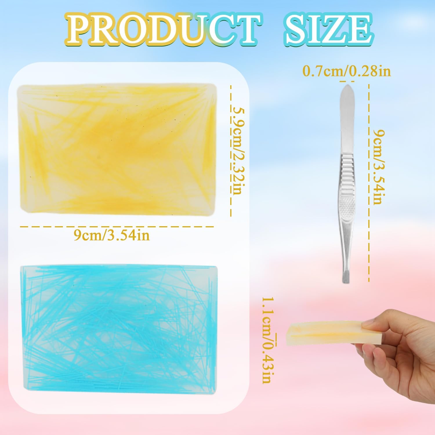 Silicone Sensory Picking Pad, Fidget Toy for Adults and Teens, Satisfying Tactile Stress Relief Gift, Portable Quiet Sensory Toy for Focus