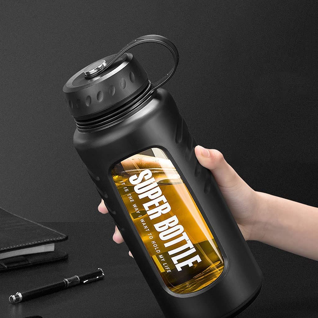 Gourde Sport Gourdes d'eau Gourde Bouteille D'eau De Grande Capacité Pour Hommes/femmes, Bouteilles Anti-chute Avec Filtre En Acier Inoxydable Bouteilles D'eau De Sport Bouteille d'eau ( Color : C-bla