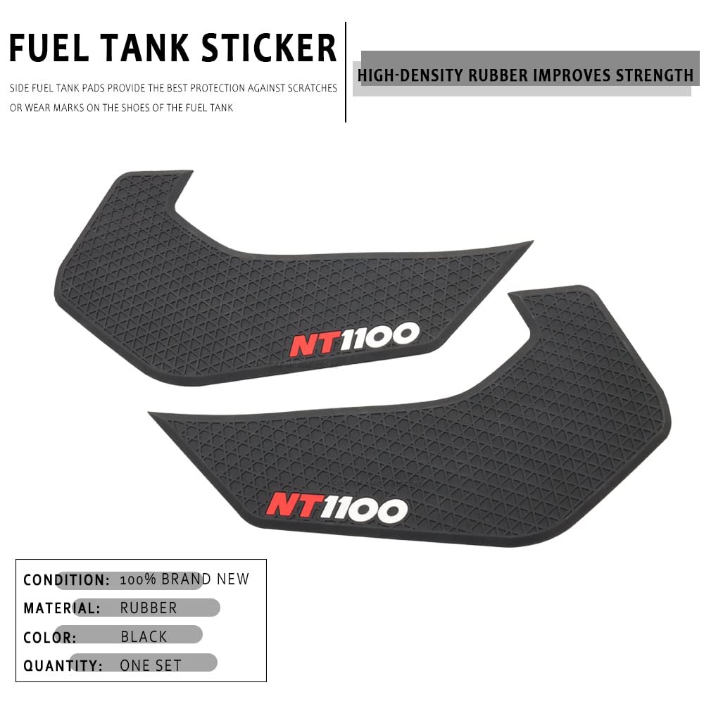 Adhesivo Antideslizante Para Depósito De Honda NT1100 (2021-2023) | Pegatinas De Goma Protectoras Y Decorativas