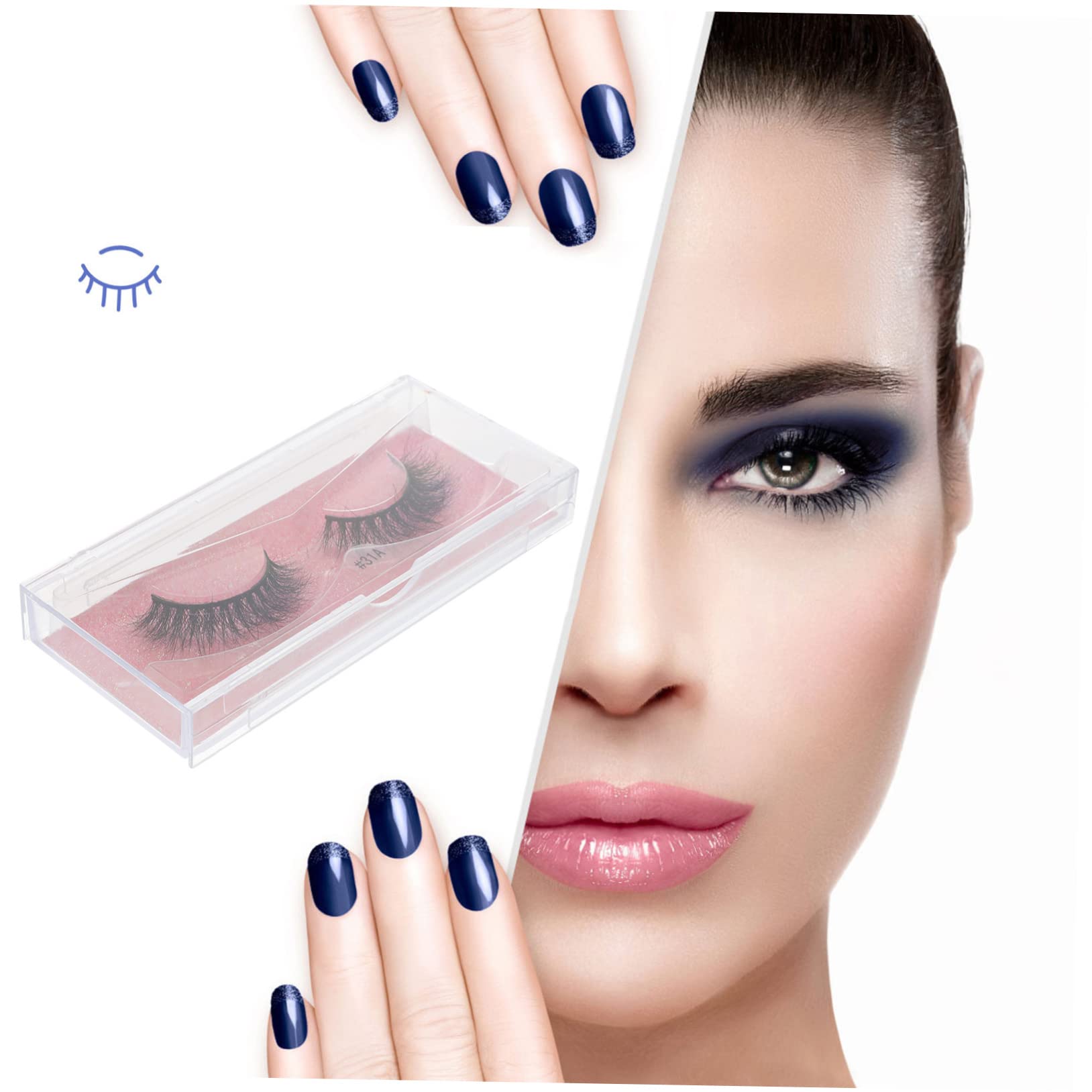 MAGICLULU 4pares Extensiones De Pestañas Postizas Naturales Largas Maquillaje Diy Para Ojos