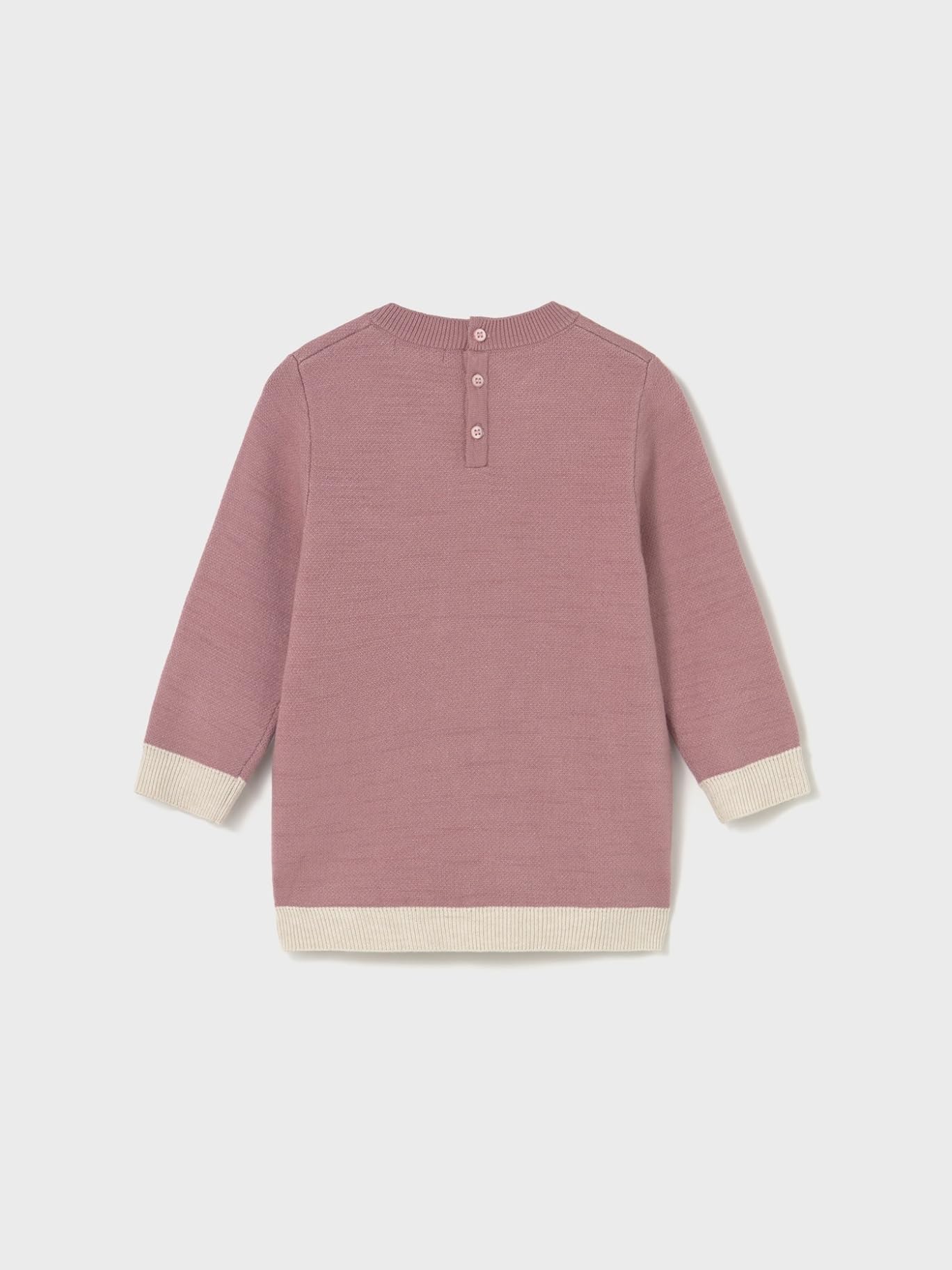 Mayoral Vestito Maglia Jacquard per Bimba Orchidea