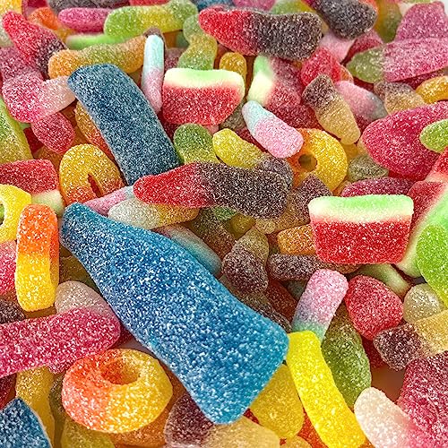 Fizzy Sweets Pick and Mix – Fizzy/Sour Sweets Classic Retro Pick n Mix Candy Selection – Sour Sweet Mix By The Sweet Treat Gifting Co. - Image 2