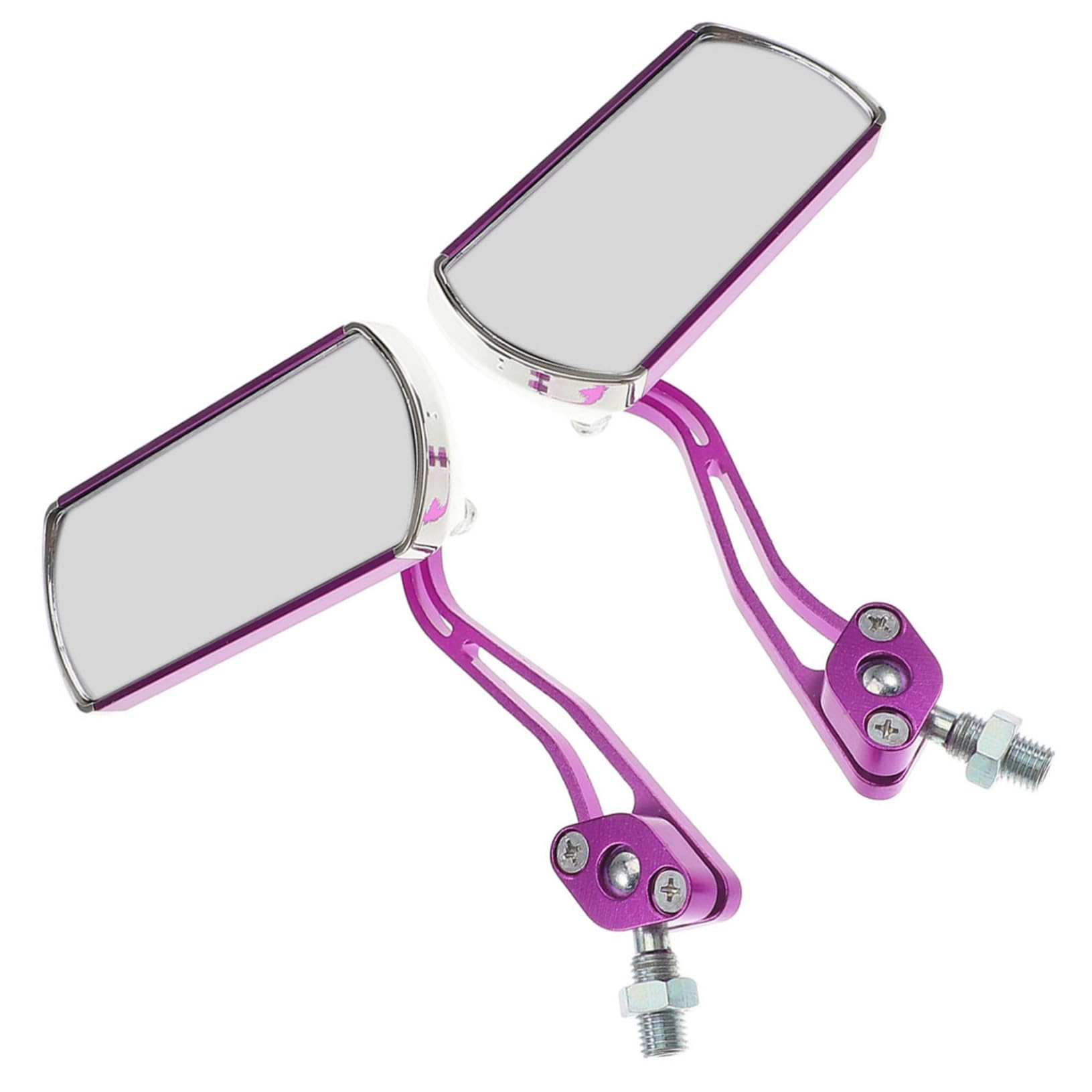 KOMBIUDA Specchietto Retrovisore Per Bici Elettrica Scooter Accessori Visibilità Chiara Design Multifunzionale Resistente Durevole Facile Installazione Regolazione Angolazione