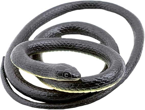 Amazon Ledmomo ヘビ おもちゃ リアル 偽のヘビ 133cm 黒のヘビ いたずら ドッキリグッズ 怖い ジョーク どっきり おもちゃ