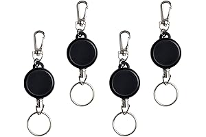 Essential Keychain Steel Wire Lanyard for ID Badge Management and Quick Accessibility