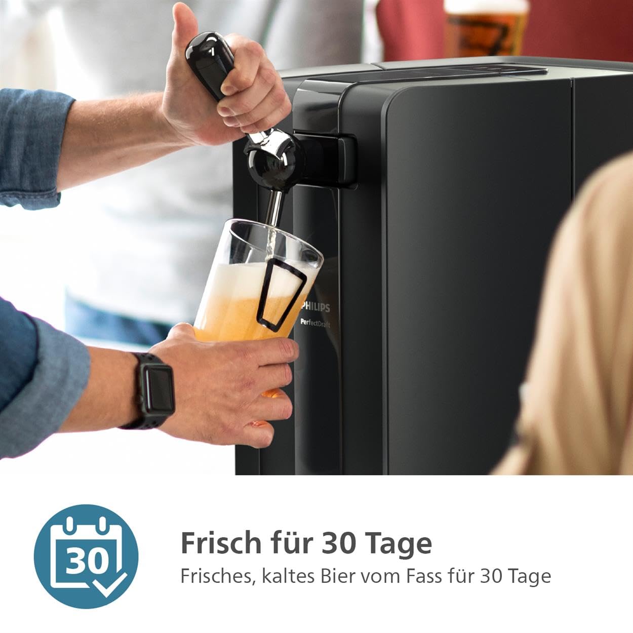 Philips PerfectDraft HD3760/90 Bierzapfanlage 6 l LED-Anzeige