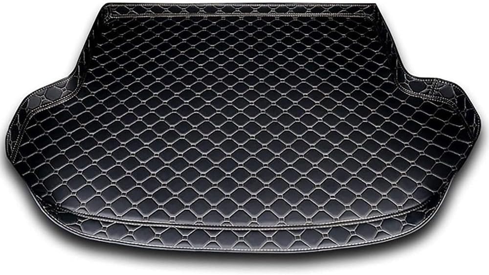 Tapis De Coffre Pour Jaguar E-PACE 2017-2023 | Cuir Antidérapant | Protection Solide | Chien Amical