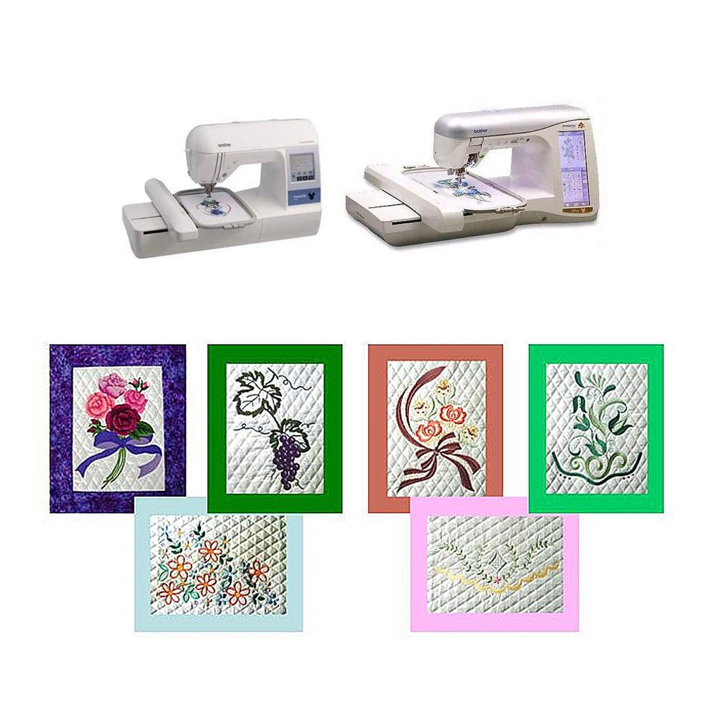 Luocute Juego de Aros de Bordado, Repuesto 4 en 1 con Tornillo de Ajuste y Rejilla Transparente, para PE700 PE770 PE780D Innovis 1250D Babylock Ellure Emore