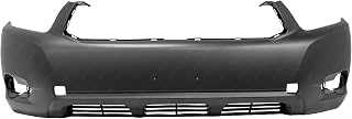 Primered, Front Bumper Cover Fascia for 2008-2010 Toyota Highlander 08-10, TO1000338
