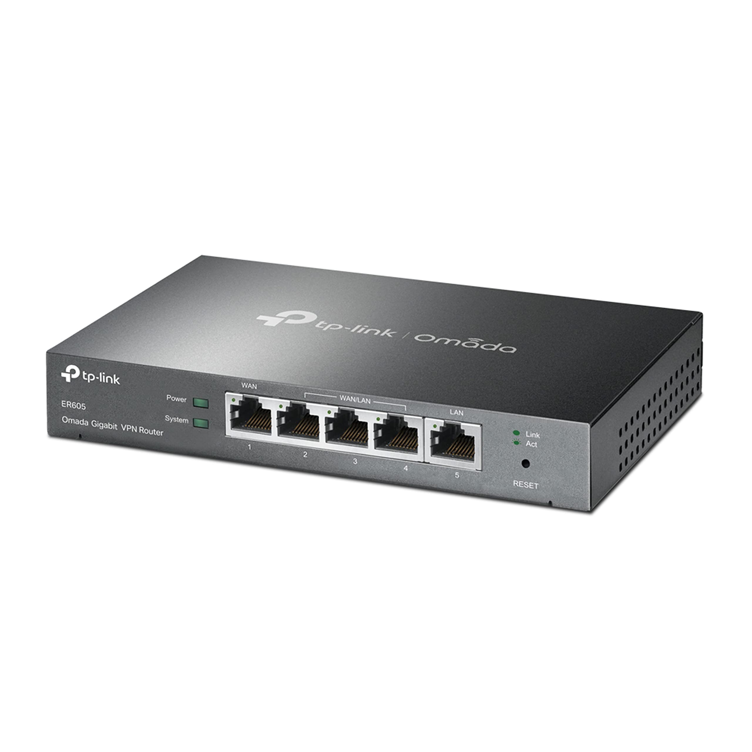 TP-Link ER605 (TL-R605) | Multi-WAN Wired VPN Router | Up to 4 Gigabit ...