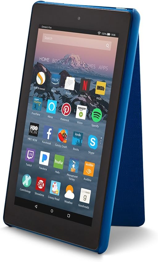 Amazon Fire 7 Tablet Case (7th Generation, 2017 Release), Marine Blue