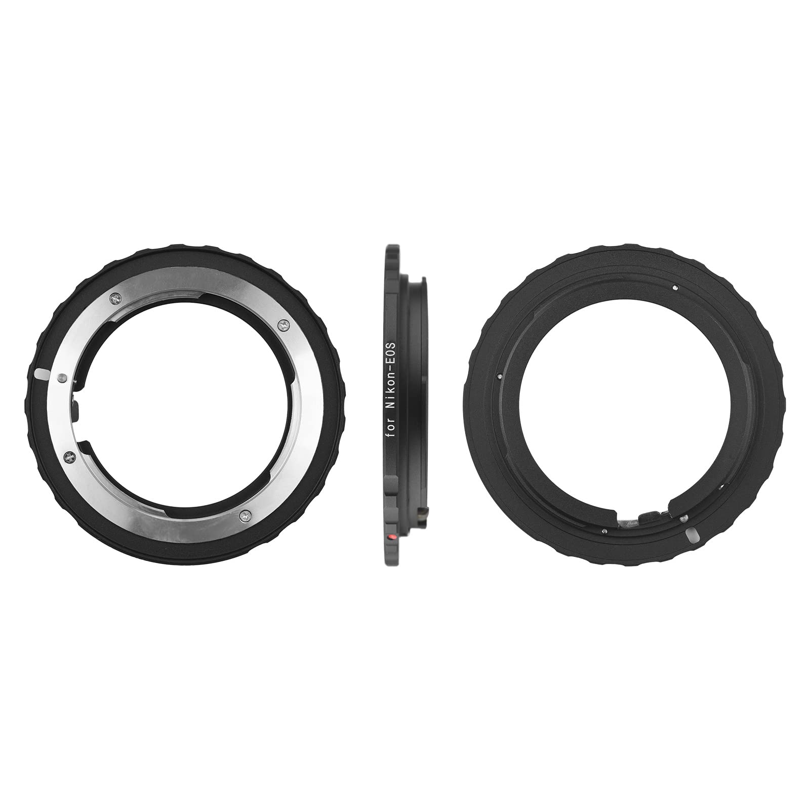 Andoer Nikon-EOS Anillo adaptador de lente de cámara con enfoque infinito de repuesto para lente de cámara Nikon F/AF AI AI-S a Canon EOS EF/EF-S Mount Cámaras EOS 1DS 1D 5D 7D 60D 600D
