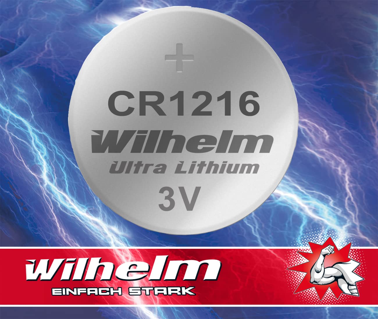 4x CR1216 Knopfzelle – 3V, 26 MAh, Lithium, 12x1,6 Mm, Für Schlüssel, Thermometer & Mehr