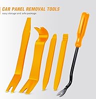 Vista 8 de GOOACC 5 piezas de kit de herramientas de extracción de molduras de nylon para automóvil, kit de herramientas de extracción sin arañazos para panel