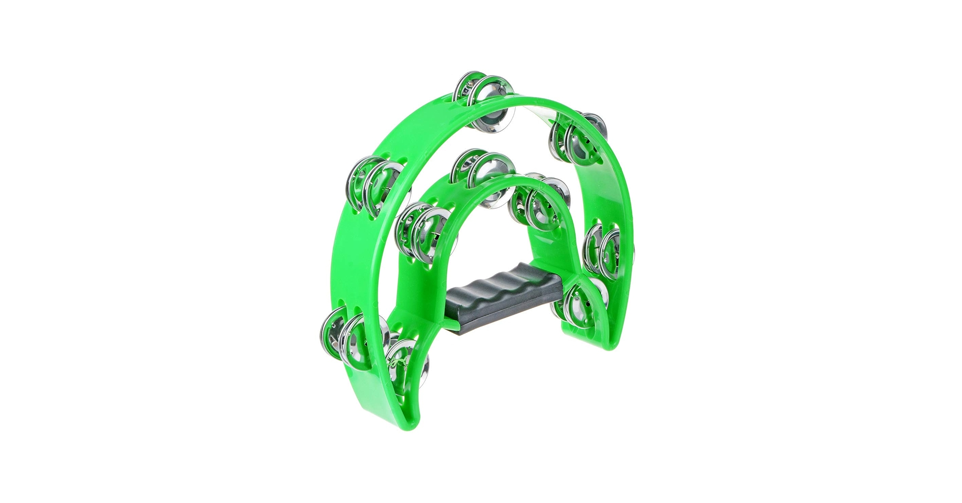 Amazon.com: Half Moon Musical Tambourine Double Row Metal