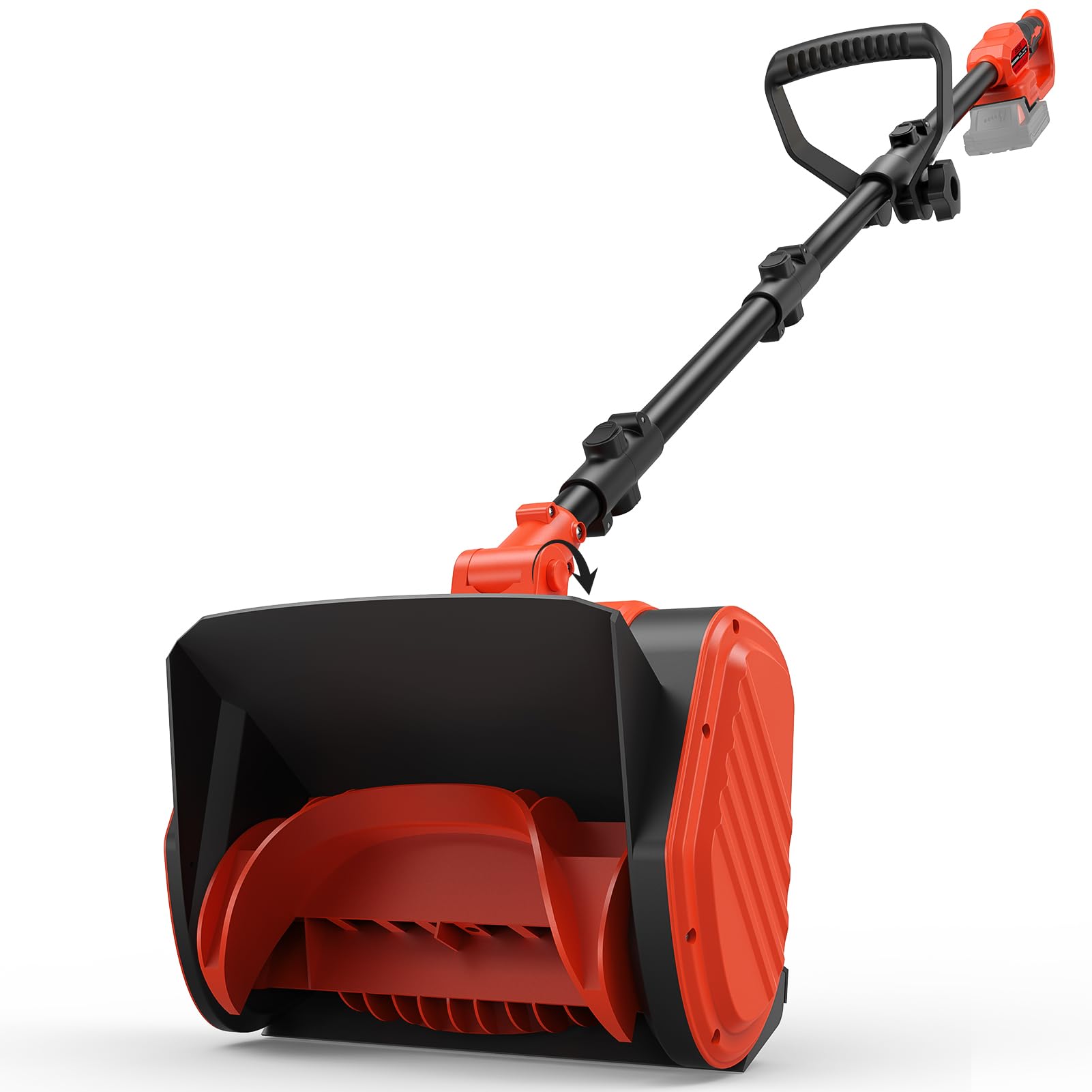 Electric Snow Shovel for Milwaukee M18 18V Battery, 11" Brushless Snow Blower with Adjustable Handle, Max 26 FT Snow Thrower, Cordless Snow Shovel M18 for Driveway, Sidewalk, Patio, Deck (No Battery)