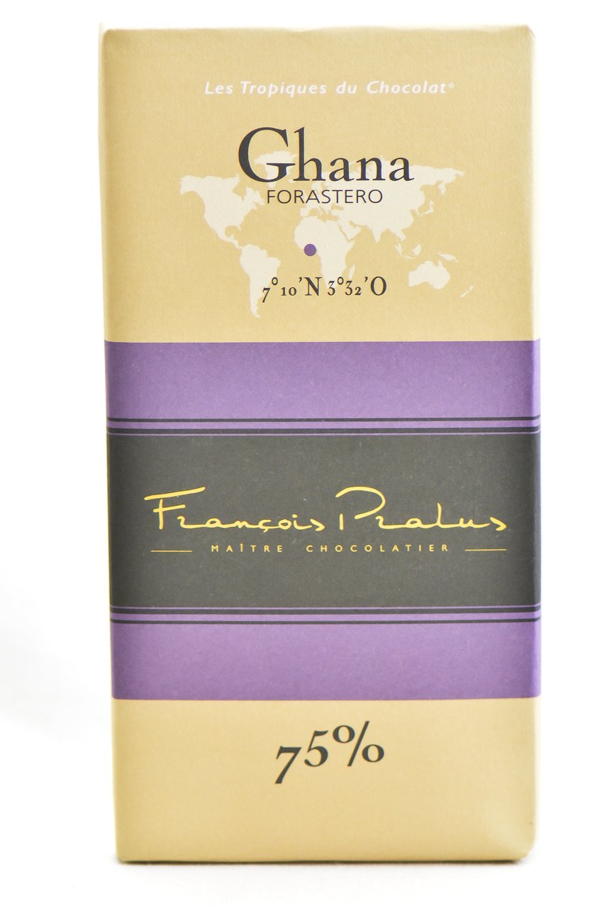 FRANCOIS PRALUS Pure Origine Ghana Bar, 100 GR